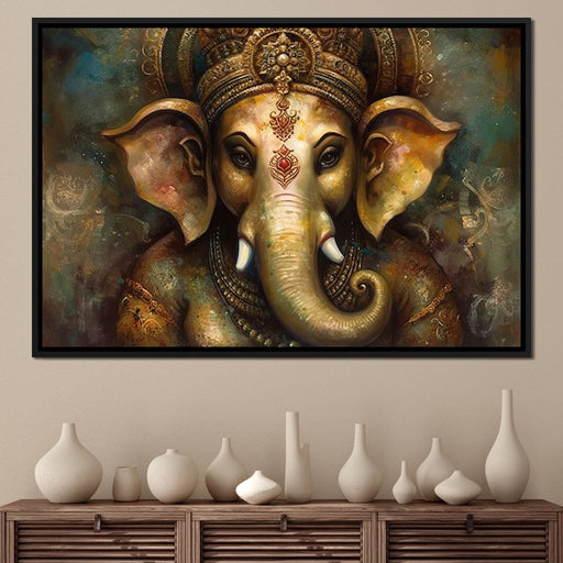 Ganesha's Intelligence Canvas Print