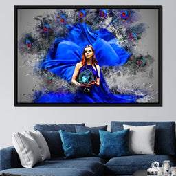 Feather Gown - Johanjjf - NicheCanvas