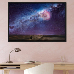 Cosmic Jellyfish Galaxy - Kit Burden - NicheCanvas