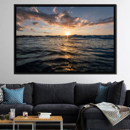 Sunset Ocean - Lucas Moore - NicheCanvas