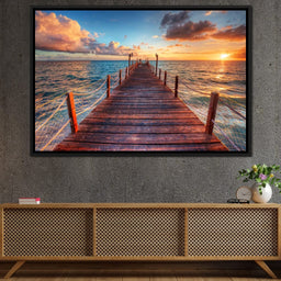 West Coast Sunset - NicheCanvas