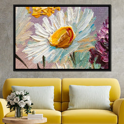 White Daisy - NicheCanvas