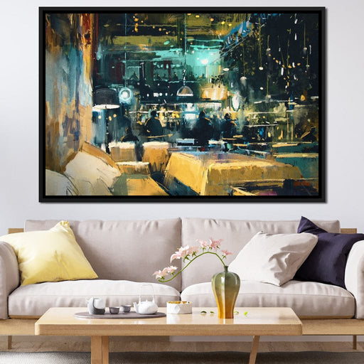 Cozy Restaurant Canvas Print