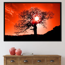 Red Dusk - NicheCanvas