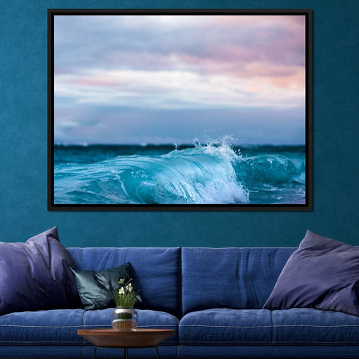 Blue Waves - Lucas Moore Canvas Print