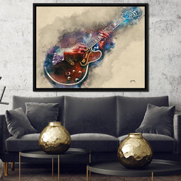 BB King's Guitar - Abraham Szomor - NicheCanvas