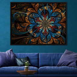 Blue Shadow - NicheCanvas