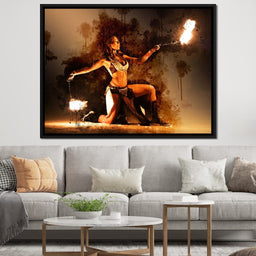 Flaming Nights - Johanjjf - NicheCanvas