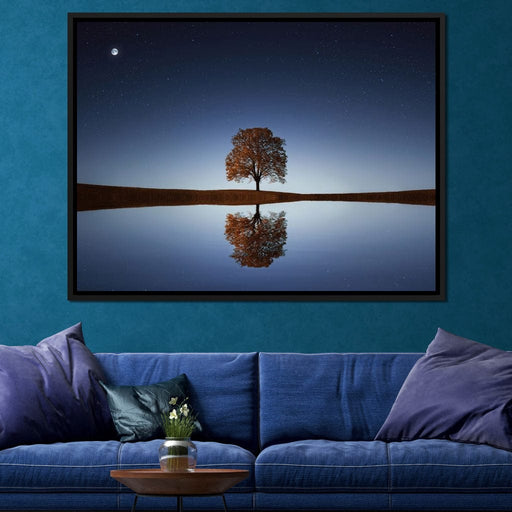 Tree Reflection Canvas Print