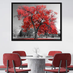 Big Red Tree - NicheCanvas