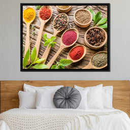 Assortment of Spices - NicheCanvas