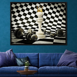 Chessboard King - NicheCanvas