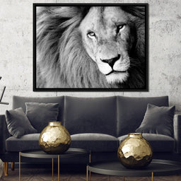Lion Portrait - NicheCanvas