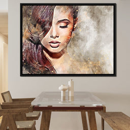 Girl Watercolor 4 - Mateo - NicheCanvas