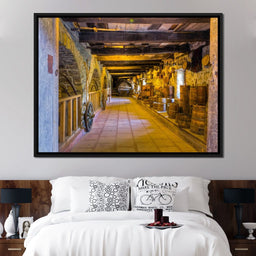 Inside the Old Barn - NicheCanvas