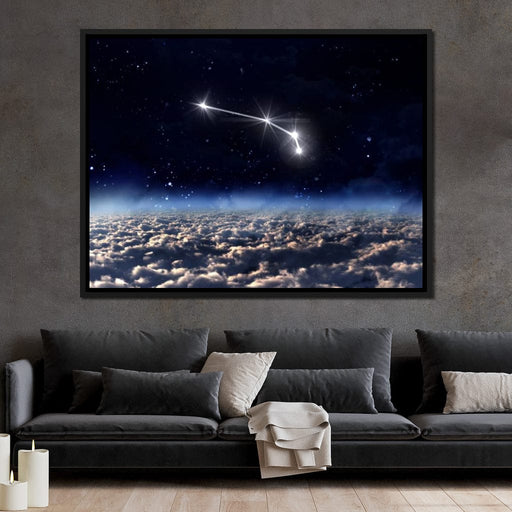 Aries Horoscope Constellation Canvas Print