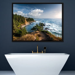 Blue Coast - Lucas Moore - NicheCanvas