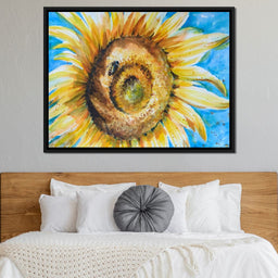 Golden Sunflower - NicheCanvas
