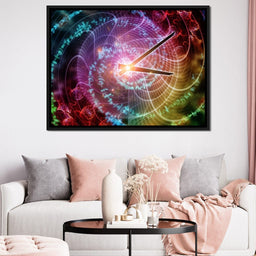 Spacetime Clock - NicheCanvas