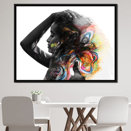 Colorful Hair - NicheCanvas