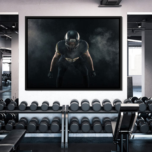 Football Athlete Canvas Print