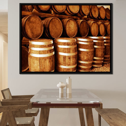 Tequila Barrels Canvas Print
