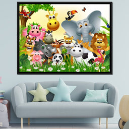 Cute Animals Canvas - NicheCanvas