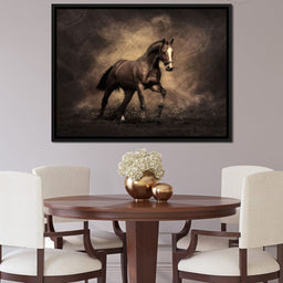 Brown Horse - NicheCanvas
