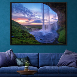 Seljalandsfoss Waterfall - NicheCanvas