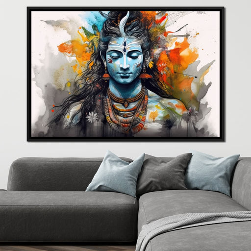Serene Shiva Canvas Print