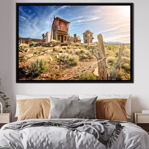 Abandoned Western Town Canvas Print