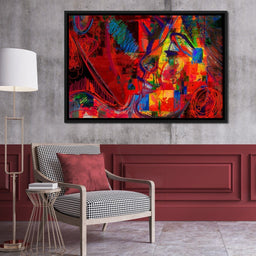 Kiss - Qusay-Art - NicheCanvas