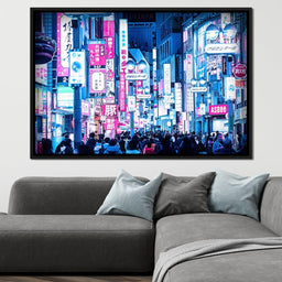 Cyberpunk Street - Johanjjf - NicheCanvas