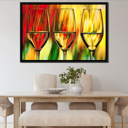 Multicolor Wine Glass - NicheCanvas