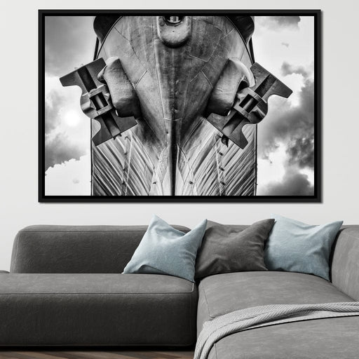 WWII Battleship Canvas Print