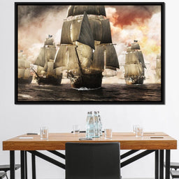 Pirate Fleet - NicheCanvas