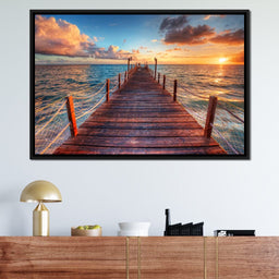 West Coast Sunset - NicheCanvas