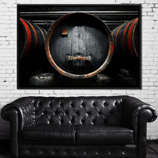 Traditional Wood Barrel Canvas Print