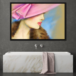 Pink Hat Fashion - NicheCanvas