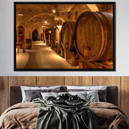 Wine Cellar in the Abbey - NicheCanvas