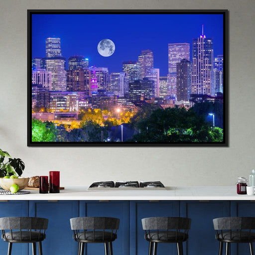 Denver Skyline Canvas Print