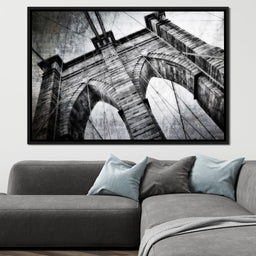 Brooklyn Bridge Arch - NicheCanvas