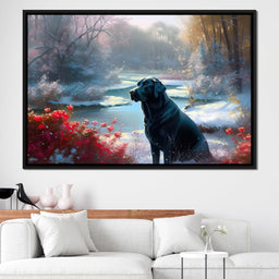 Winter Labrador - Neal Hackett - NicheCanvas