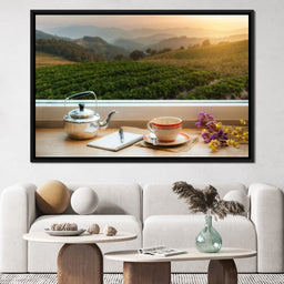 Coffee with a View - NicheCanvas