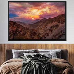 Desert Mountains - NicheCanvas