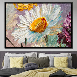 White Daisy - NicheCanvas