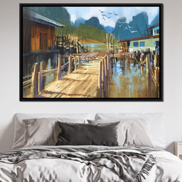 Fishing Pier - NicheCanvas