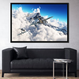 P51 Mustangs Winter Squadron - NicheCanvas