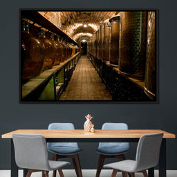 Wine Cellar Corridor - NicheCanvas