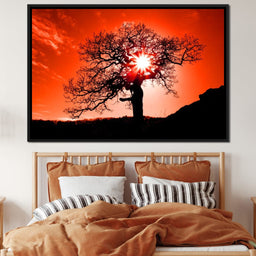 Red Dusk - NicheCanvas